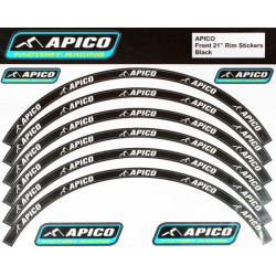 Kit Adesivi Cerchi APICO (Nero) Kit Adesivi Cerchi APICO (Nero)