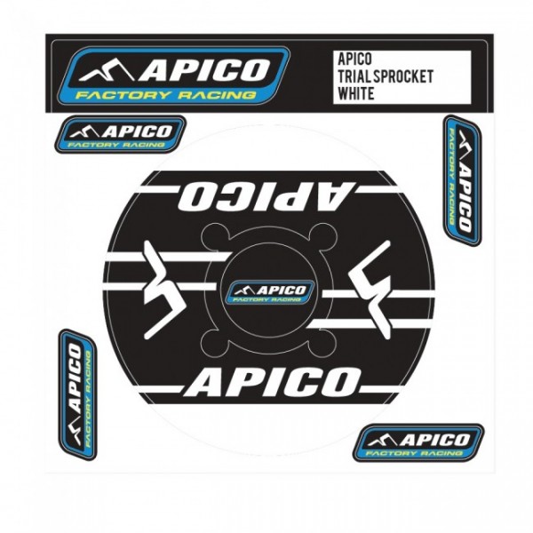 Adesivo Corona APICO 43-44 (Nero-Bianco)