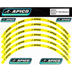 Kit Adesivi Cerchi APICO (Giallo) Kit Adesivi Cerchi APICO (Giallo)