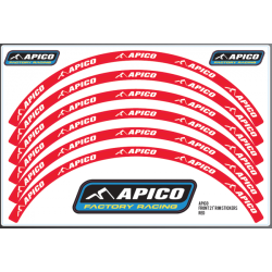 Kit Adesivi Cerchi APICO (Rosso) Kit Adesivi Cerchi APICO (Rosso)