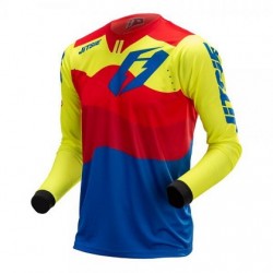Maglia JITSIE WAVE YELLOW-R-BLUE