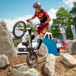 Casco ARMOR KROKO (Blu-Rosso) Biketrial Casco ARMOR KROKO (Blu-Rosso) Biketrial