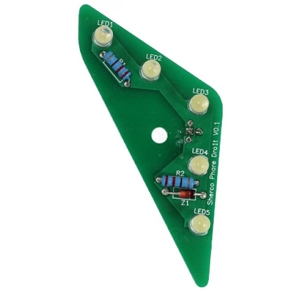 LED Mascherina SHERCO 11-18 (Lato Destro)