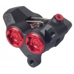 Pinza Freno Anteriore BRAKTEC BLACKRED 4Pistoni