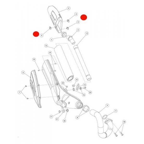 Grappette Fondello Silenziatore TRS